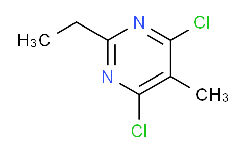 CAS No. 41026-91-9, 4,6-dichloro-2-ethyl-5-methylpyrimidine