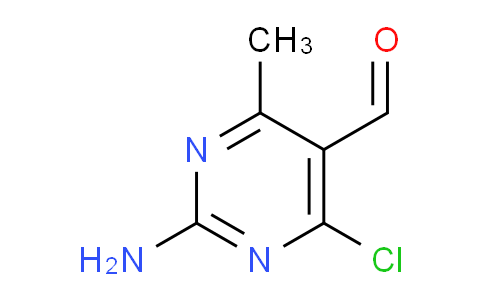 CAS No. 1378822-81-1, 2-amino-4-chloro-6-methylpyrimidine-5-carbaldehyde