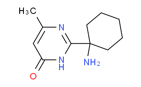 CAS No. 1334102-01-0, 2-(1-aminocyclohexyl)-6-methyl-3,4-dihydropyrimidin-4-one