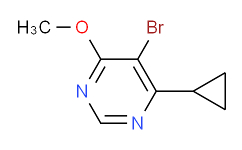 CAS No. 1649454-57-8, 5-bromo-4-cyclopropyl-6-methoxypyrimidine