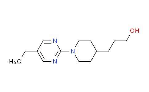 CAS No. 1046815-82-0, 3-(1-(5-ethylpyrimidin-2-yl)piperidin-4-yl)propan-1-ol