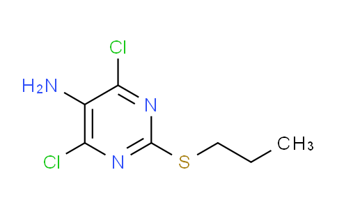 4,6-dichloro-2-(propylsulfanyl)pyrimidin-5-amine