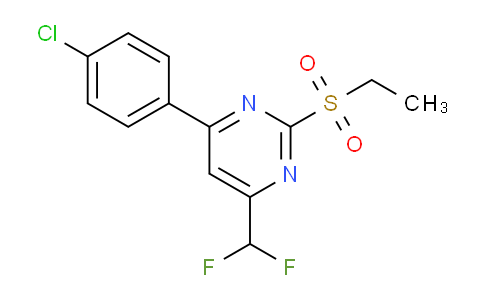 MC738140 | 862678-12-4 | 4-(4-chlorophenyl)-6-(difluoromethyl)-2-(ethylsulfonyl)pyrimidine