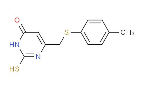 CAS No. 299937-81-8, 2-mercapto-6-{[(4-methylphenyl)thio]methyl}pyrimidin-4(3H)-one