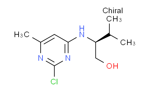 CAS No. 1567944-83-5, (S)-2-[(2-Chloro-6-methyl-4-pyrimidinyl)amino]-3-methyl-1-butanol