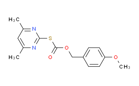 CAS No. 41840-29-3, S-(4,6-dimethylpyrimidin-2-yl) O-(4-methoxybenzyl) carbonothioate