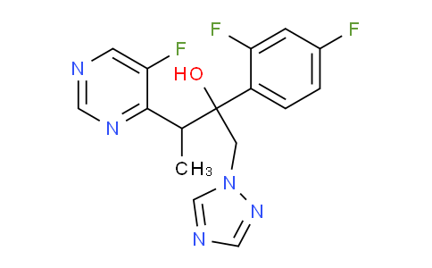 2-(2,4-difluorophenyl)-3-(5-fluoropyrimidin-4-yl)-1-(1H-1,2,4-triazol-1-yl)butan-2-ol