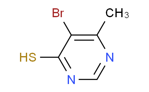 CAS No. 1209997-06-7, 5-bromo-6-methylpyrimidine-4-thiol