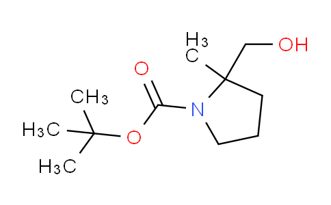 CAS No. 317355-81-0, tert-butyl 2-(hydroxymethyl)-2-methylpyrrolidine-1-carboxylate