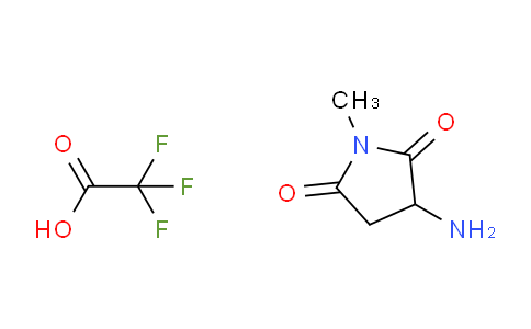 CAS No. 1354950-81-4, 3-amino-1-methylpyrrolidine-2,5-dione; trifluoroacetic acid
