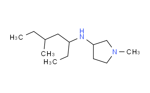 CAS No. 1248087-42-4, 1-methyl-N-(5-methylheptan-3-yl)pyrrolidin-3-amine