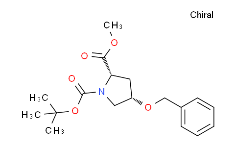 CAS No. 262843-21-0, O1-tert-butyl O2-methyl (2S,4S)-4-benzyloxypyrrolidine-1,2-dicarboxylate
