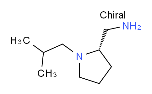CAS No. 166374-38-5, 1-[(2S)-1-(2-methylpropyl)pyrrolidin-2-yl]methanamine