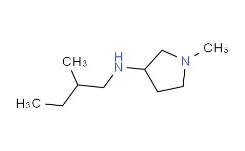 CAS No. 1250643-59-4, 1-methyl-N-(2-methylbutyl)pyrrolidin-3-amine