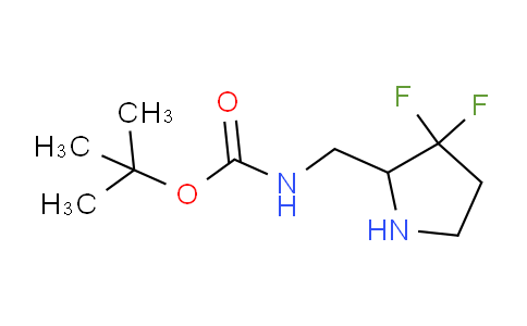 CAS No. 2306272-62-6, tert-butyl N-[(3,3-difluoropyrrolidin-2-yl)methyl]carbamate