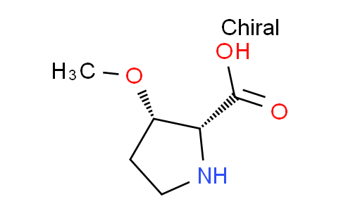 CAS No. 2165712-55-8, (2R,3S)-3-methoxypyrrolidine-2-carboxylic acid