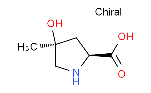CAS No. 459457-01-3, (2S,4S)-4-hydroxy-4-methylpyrrolidine-2-carboxylic acid