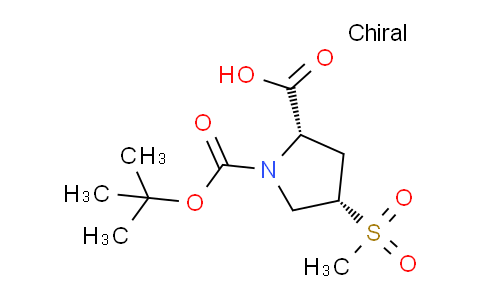 CAS No. 1438241-22-5, (2S,4S)-1-[(tert-butoxy)carbonyl]-4-methanesulfonylpyrrolidine-2-carboxylic acid