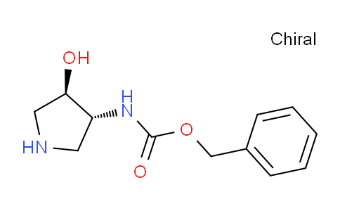 CAS No. 952443-94-6, benzyl N-[(3R,4R)-4-hydroxypyrrolidin-3-yl]carbamate
