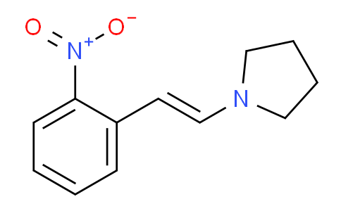 CAS No. 32989-69-8, 1-[(E)-2-(2-nitrophenyl)ethenyl]pyrrolidine
