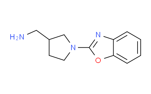 CAS No. 1158452-05-1, (1-(benzo[d]oxazol-2-yl)pyrrolidin-3-yl)methanamine