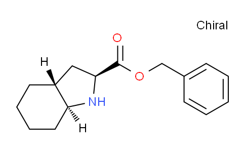 CAS No. 87679-38-7, benzyl (2S,3aR,7aS)-octahydro-1H-indole-2-carboxylate