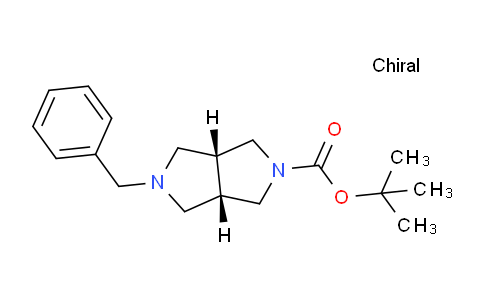 CAS No. 370879-56-4, tert-butyl (3aR,6aS)-5-benzylhexahydropyrrolo[3,4-c]pyrrole-2(1H)-carboxylate