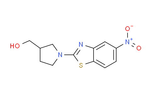 CAS No. 1420843-73-7, (1-(5-Nitrobenzo[d]thiazol-2-yl)pyrrolidin-3-yl)methanol