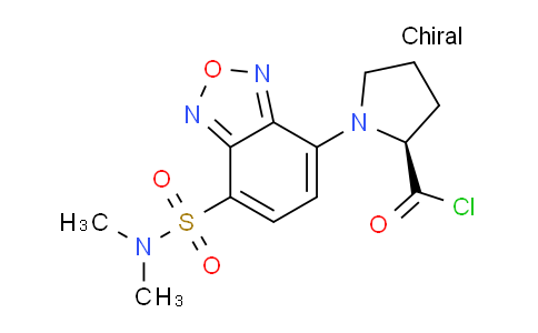CAS No. 150993-63-8, (S)-1-(7-(N,N-Dimethylsulfamoyl)benzo[c][1,2,5]oxadiazol-4-yl)pyrrolidine-2-carbonyl chloride