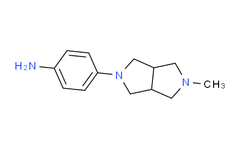CAS No. 1044764-14-8, 4-(5-methylhexahydropyrrolo[3,4-c]pyrrol-2(1H)-yl)aniline