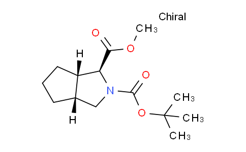 CAS No. 1042330-85-7, 2-(tert-butyl) 1-methyl (1S,3aR,6aS)-hexahydrocyclopenta[c]pyrrole-1,2(1H)-dicarboxylate