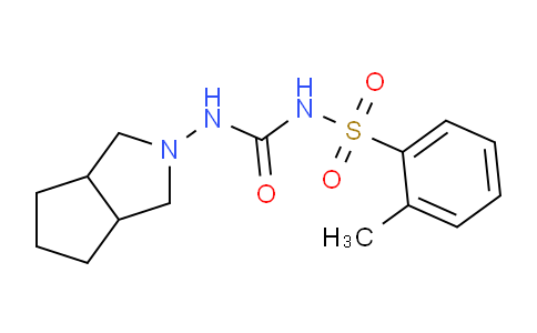 CAS No. 1076198-18-9, N-((hexahydrocyclopenta[c]pyrrol-2(1H)-yl)carbamoyl)-2-methylbenzenesulfonamide