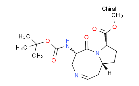 CAS No. 1071993-04-8, (5S,8S,10aR,Z)-Methyl 5-((tert-butoxycarbonyl)amino)-6-oxo-1,4,5,6,8,9,10,10a-octahydropyrrolo[1,2-a][1,5]diazocine-8-carboxylate