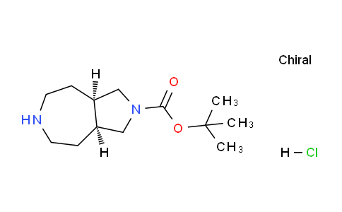 CAS No. 1588507-46-3, cis-tert-Butyl octahydropyrrolo[3,4-d]azepine-2(1H)-carboxylate hydrochloride