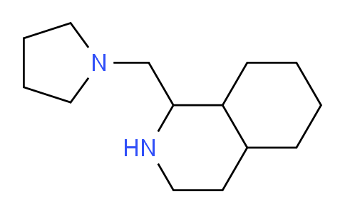 CAS No. 131847-40-0, 1-(Pyrrolidin-1-ylmethyl)decahydroisoquinoline