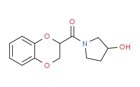 CAS No. 1272966-06-9, (2,3-Dihydrobenzo[b][1,4]dioxin-2-yl)(3-hydroxypyrrolidin-1-yl)methanone
