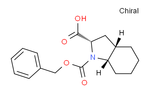 CAS No. 107045-53-4, (2S,3AS,7aS)-1-((benzyloxy)carbonyl)octahydro-1H-indole-2-carboxylic acid