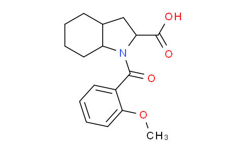 CAS No. 1102871-76-0, 1-(2-Methoxybenzoyl)octahydro-1H-indole-2-carboxylic acid