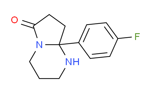 CAS No. 20481-80-5, 8A-(4-fluorophenyl)hexahydropyrrolo[1,2-a]pyrimidin-6(2H)-one
