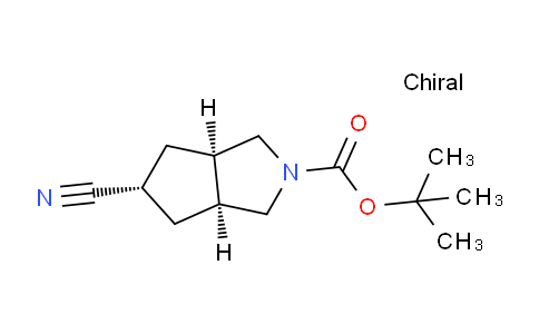 CAS No. 1256039-44-7, (3aR,5s,6aS)-tert-Butyl 5-cyanohexahydrocyclopenta[c]pyrrole-2(1H)-carboxylate