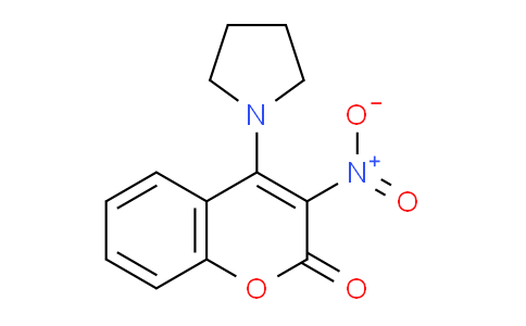 CAS No. 56879-65-3, 3-Nitro-4-(pyrrolidin-1-yl)-2H-chromen-2-one