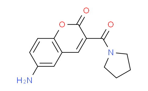 CAS No. 18144-55-3, 6-Amino-3-(pyrrolidine-1-carbonyl)-2H-chromen-2-one