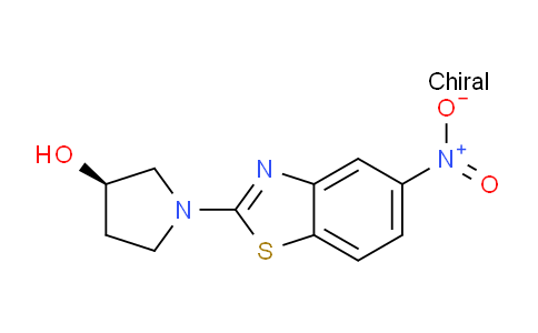 CAS No. 1421026-73-4, (R)-1-(5-nitrobenzo[d]thiazol-2-yl)pyrrolidin-3-ol
