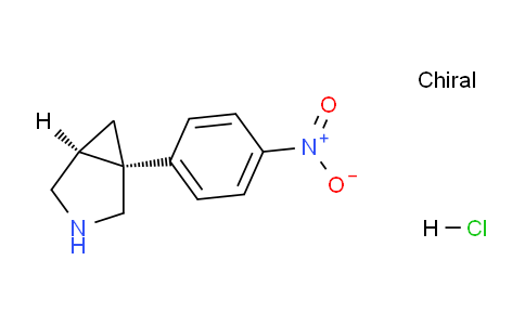 CAS No. 66504-67-4, (1R,5S)-1-(4-nitrophenyl)-3-azabicyclo[3.1.0]hexane hydrochloride