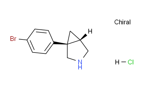 CAS No. 956037-89-1, (1R,5S)-1-(4-bromophenyl)-3-azabicyclo[3.1.0]hexane hydrochloride