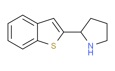 CAS No. 524674-18-8, 2-(Benzo[B]Thiophen-2-yl)pyrrolidine