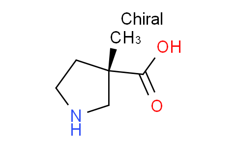 CAS No. 1427203-57-3, (3S)-3-methylpyrrolidine-3-carboxylic acid