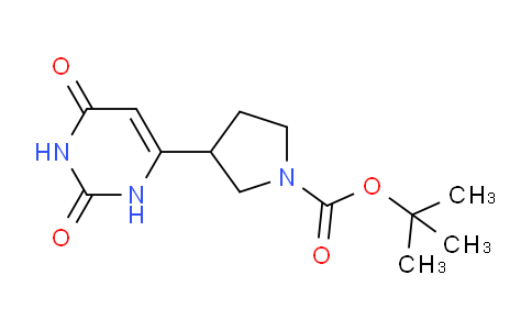 CAS No. 1637407-19-2, tert-butyl 3-(2,4-dioxo-1H-pyrimidin-6-yl)pyrrolidine-1-carboxylate