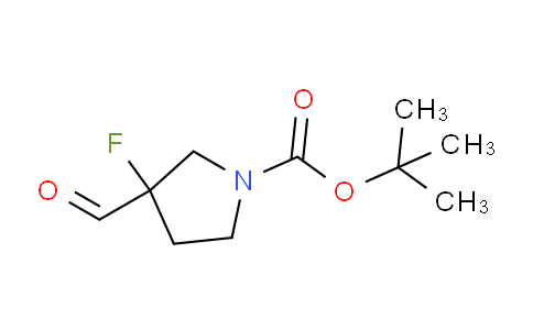 CAS No. 1057322-52-7, tert-butyl 3-fluoro-3-formylpyrrolidine-1-carboxylate