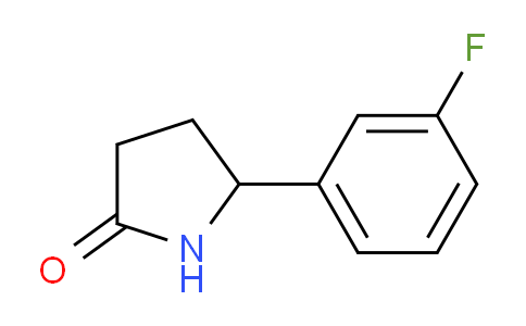 CAS No. 1314712-96-3, 5-(3-fluorophenyl)pyrrolidin-2-one